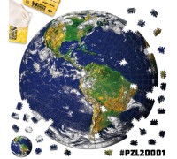 Wooden Puzzle Earth