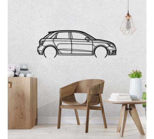 Дерев'яні панно силует AUDI A1 Дерев'яні панно силует AUDI A1