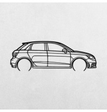 Деревянные панно силуэт AUDI A1