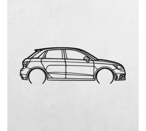 Дерев'яні панно силует AUDI A1 Дерев'яні панно силует AUDI A1