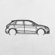 Дерев'яні панно силует AUDI A1