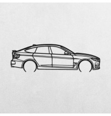 Деревянные панно силуэт BMW 330 GT