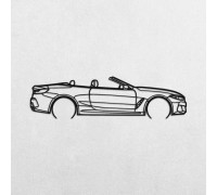 Деревянные панно силуэт BMW 850i Деревянные панно силуэт BMW 850i