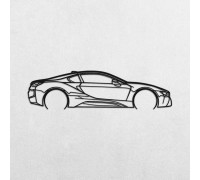 Деревянные панно силуэт BMW i8 Деревянные панно силуэт BMW i8