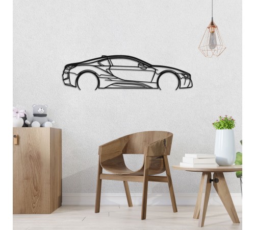 Деревянные панно силуэт BMW i8 Деревянные панно силуэт BMW i8