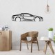 Деревянные панно силуэт BMW i8