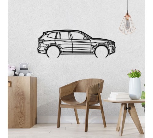 Деревянные панно силуэт BMW X3 Деревянные панно силуэт BMW X3