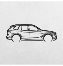 Деревянные панно силуэт BMW X5