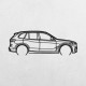 Деревянные панно силуэт BMW X5