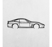 Деревянные панно силуэт FERRARI 550 MARANELLO Деревянные панно силуэт FERRARI 550 MARANELLO