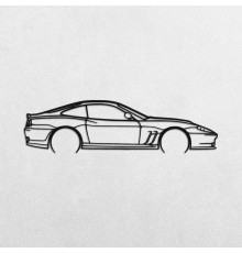 Деревянные панно силуэт FERRARI 550 MARANELLO