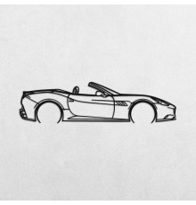 Деревянные панно силуэт FERRARI CALIFORNIA