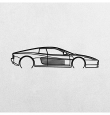 Деревянные панно силуэт FERRARI TESTAROSSA