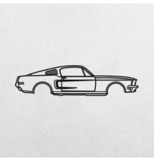 Дерев'яні панно силует FORD MUSTANG GT390