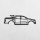 Деревянные панно силуэт FORD F150