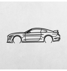 Деревянные панно силуэт FORD MUSTANG SHELBY GT500
