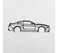Дерев'яні панно силует FORD MUSTANG GT 2013 Дерев'яні панно силует FORD MUSTANG GT 2013