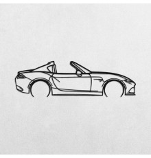 Деревянные панно силуэт MAZDA MX5 RF