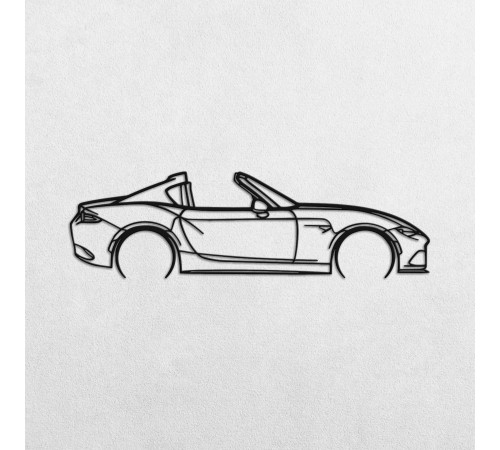 Деревянные панно силуэт MAZDA MX5 RF Деревянные панно силуэт MAZDA MX5 RF