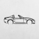 Деревянные панно силуэт MAZDA MX5 RF