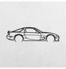 Дерев'яні панно силует MAZDA RX7