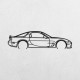 Деревянные панно силуэт MAZDA RX7