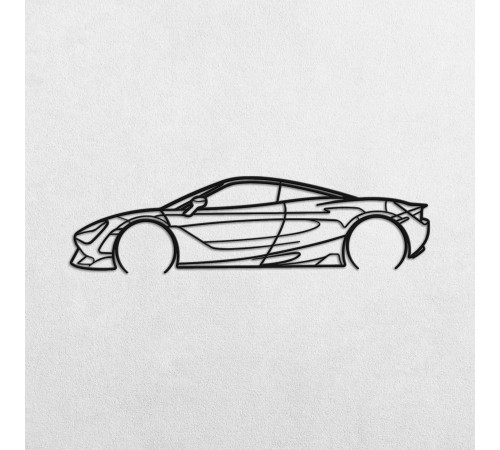 Деревянные панно силуэт MCLAREN 720S Деревянные панно силуэт MCLAREN 720S