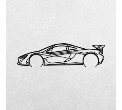 Деревянные панно силуэт MCLAREN P1 Деревянные панно силуэт MCLAREN P1