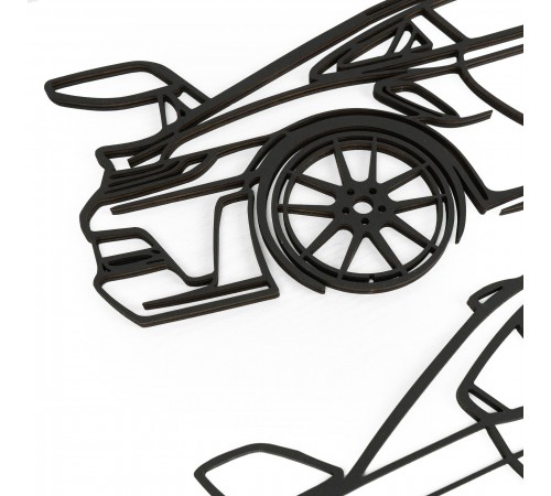 Деревянные панно силуэт MCLAREN P1 Деревянные панно силуэт MCLAREN P1