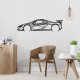Деревянные панно силуэт MCLAREN P1