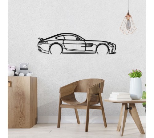 Дерев'яні панно силует MERCEDES C300 COUPE Дерев'яні панно силует MERCEDES C300 COUPE