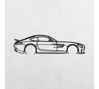 Деревянные панно силуэт MERCEDES C300 COUPE Деревянные панно силуэт MERCEDES C300 COUPE