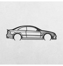Деревянные панно силуэт MERCEDES CLK63