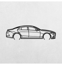 Деревянные панно силуэт MERCEDES CLS