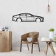 Деревянные панно силуэт MERCEDES CLS