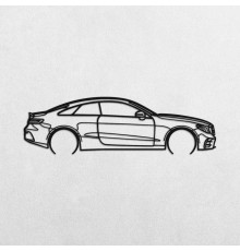 Дерев'яні панно силует MERCEDES E53 AMG