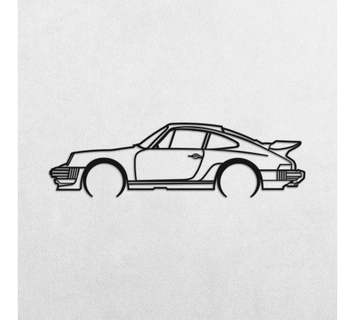 Деревянные панно силуэт PORSCHE 911 TURBO MODEL 964 Деревянные панно силуэт PORSCHE 911 TURBO MODEL 964