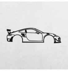 Дерев'яні панно силует PORSCHE 911 GT2