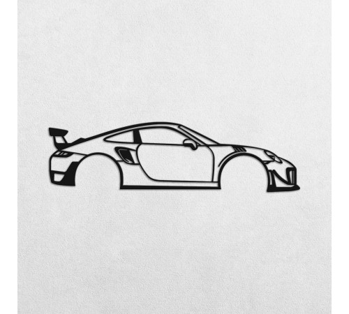 Дерев'яні панно силует PORSCHE 911 GT2 Дерев'яні панно силует PORSCHE 911 GT2