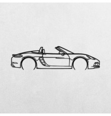 Деревянные панно силуэт PORSCHE 718 BOXSTER GTS