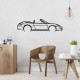 Деревянные панно силуэт PORSCHE 911 CABRIO MODEL 997