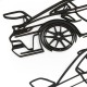 Деревянные панно силуэт PORSCHE 911 MODEL 992 CONVERTIBLE
