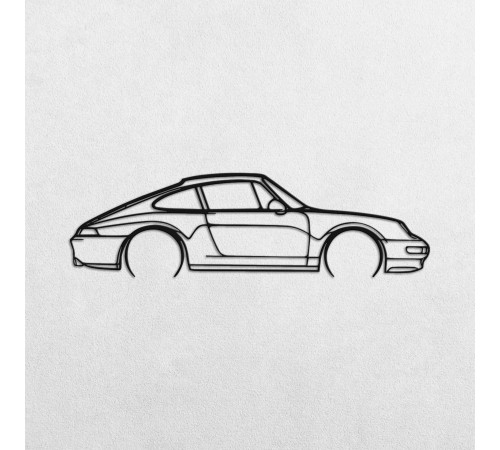 Деревянные панно силуэт PORSCHE 911 MODEL 993 Деревянные панно силуэт PORSCHE 911 MODEL 993