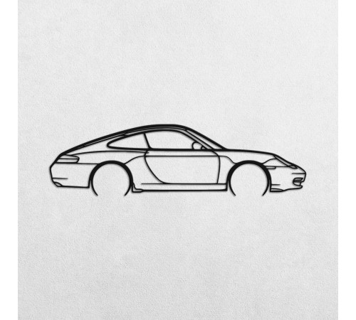 Деревянные панно силуэт PORSCHE 911 MODEL 996 Деревянные панно силуэт PORSCHE 911 MODEL 996