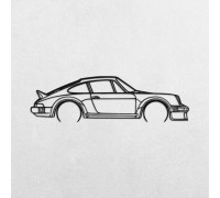 Drewniane panele z sylwetką Porsche 911 SC Grupa 4