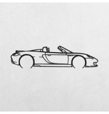 Деревянные панно силуэт PORSCHE CARRERA GT