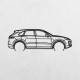 Деревянные панно силуэт PORSCHE CAYENNE TURBO