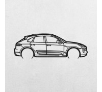 Drewniane panele z sylwetką Porsche Macan GTS 95B Drewniane panele z sylwetką Porsche Macan GTS 95B
