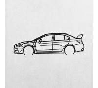 Деревянные панно силуэт SUBARU WRX Деревянные панно силуэт SUBARU WRX