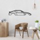 Деревянные панно силуэт TOYOTA GR86